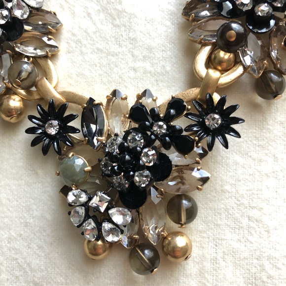 NWT J. Crew Midnight crystal necklace - Picture 5 of 7